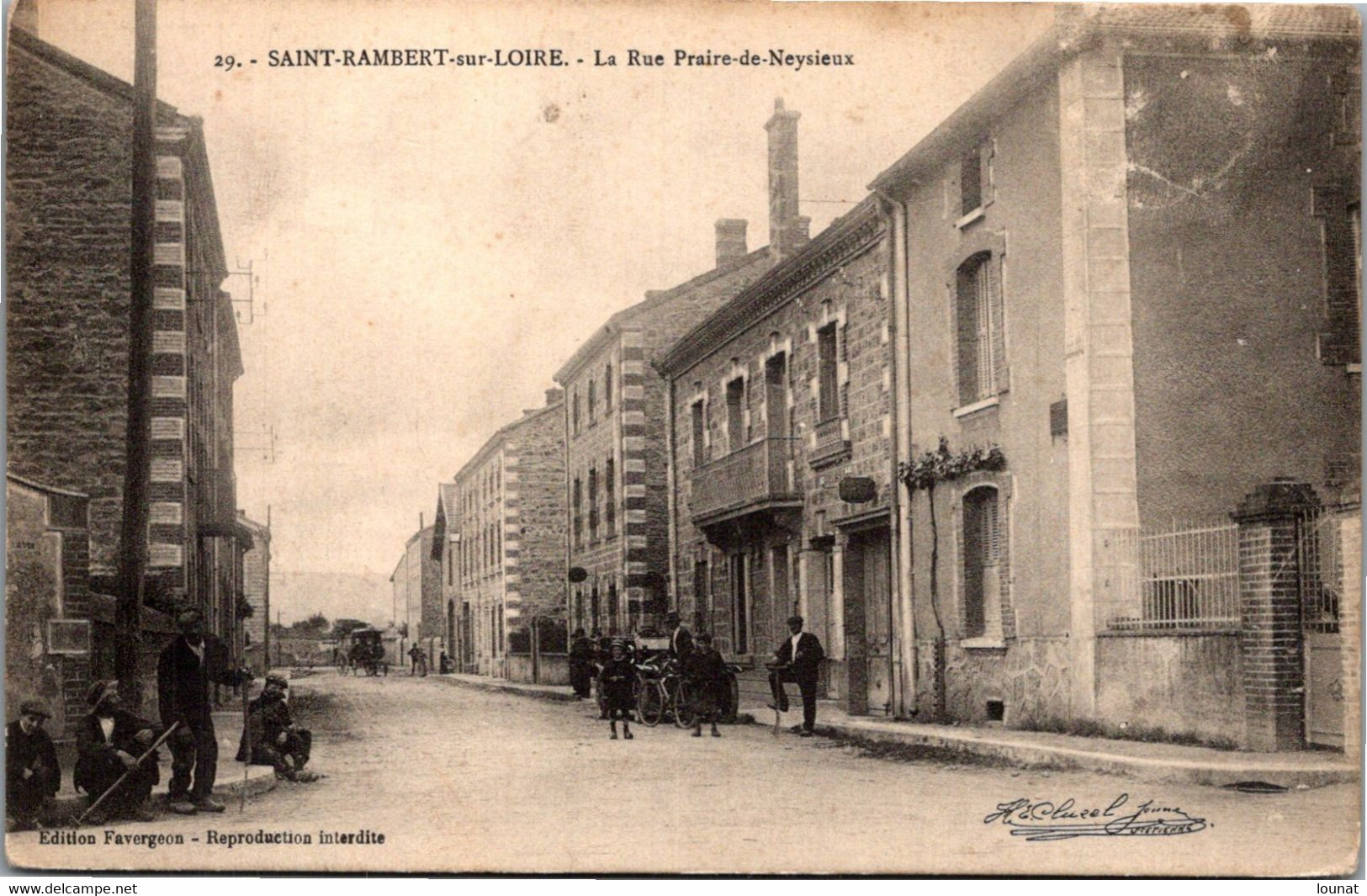 42 Saint Rambert Sur Loire - La Rue Praire De Neysieux - Saint Just Saint Rambert
