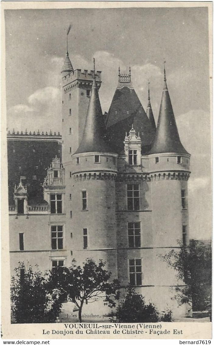 86        Vouneuil Sur Vienne -   Le Chateau De Chistre -  Le Donjon - Facade Est - Vouneuil Sur Vienne