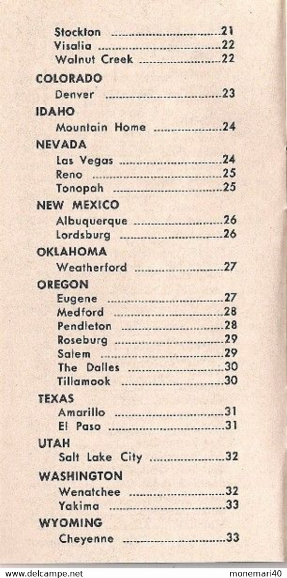 ÉTATS-UNIS - AMECICAN MOTEL LODGES - PRINTEMPS 1965. - América Del Norte