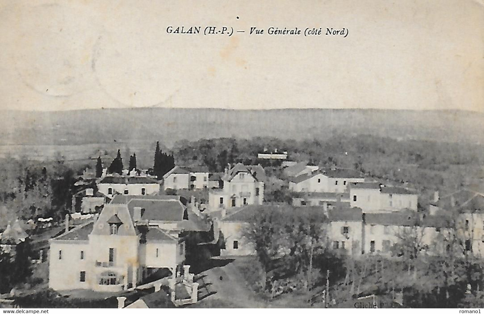 65)   GALAN  -  Vue Générale Côté Nord - Galan