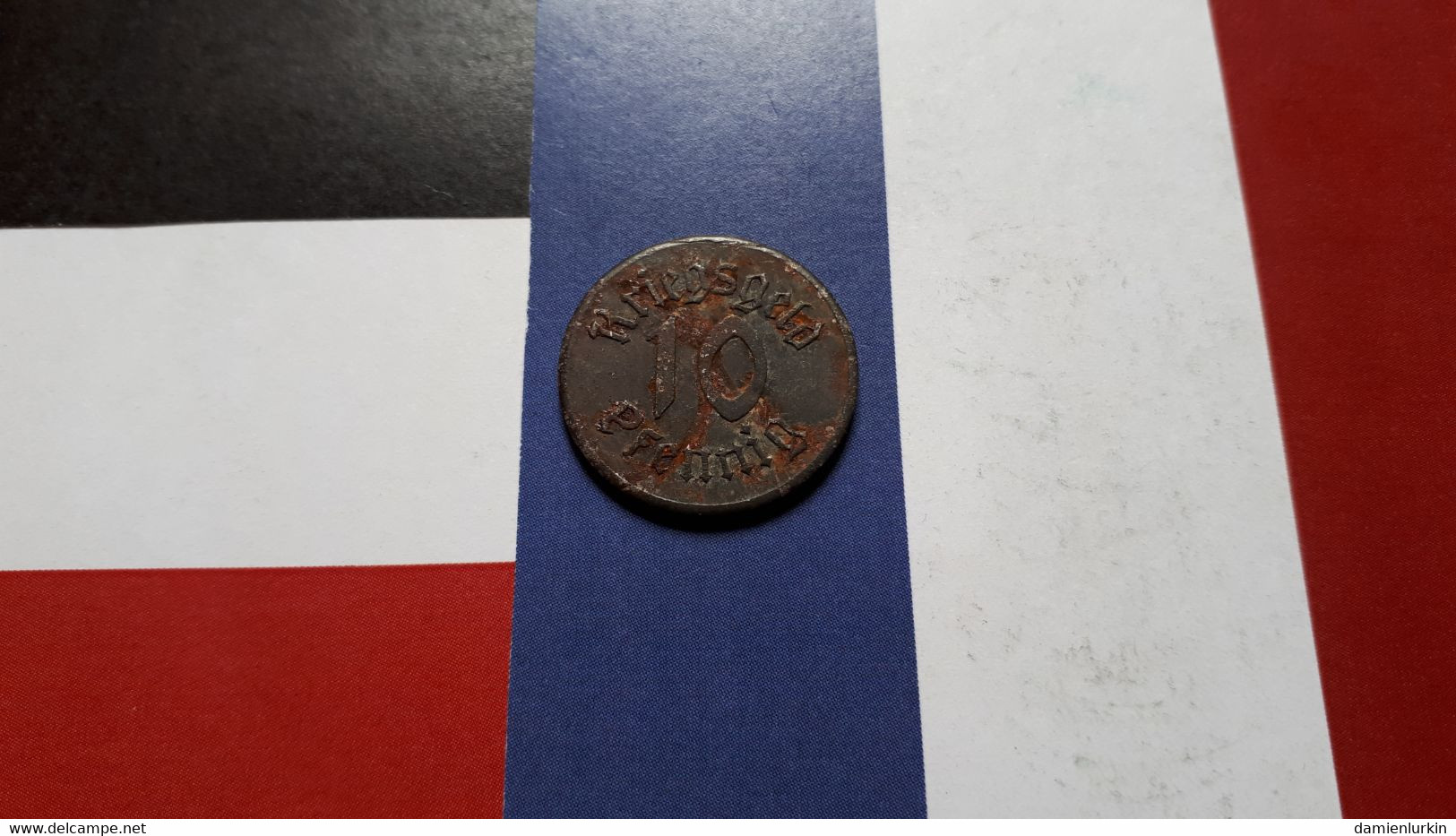 FRANCE KRIEGSGELD STRASBOURG STADT STRASSBURG EIS 10 PFENNIG 1918 FER FRAPPE MEDAILLE - Monétaires / De Nécessité