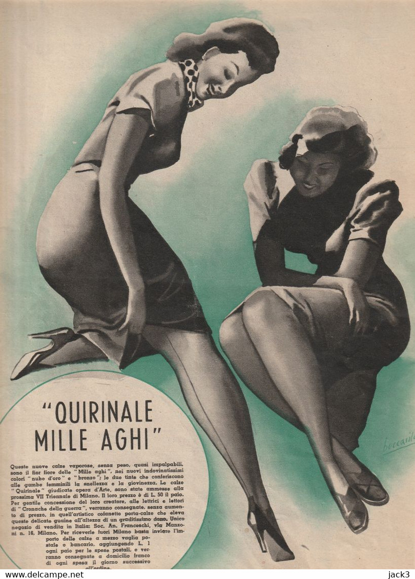 Giornale - Cronache Della Guerra - Roma - 6 Aprile 1940 (nel Retro Immagine Donne Illustrata Da Boccasile) - Guerra 1939-45