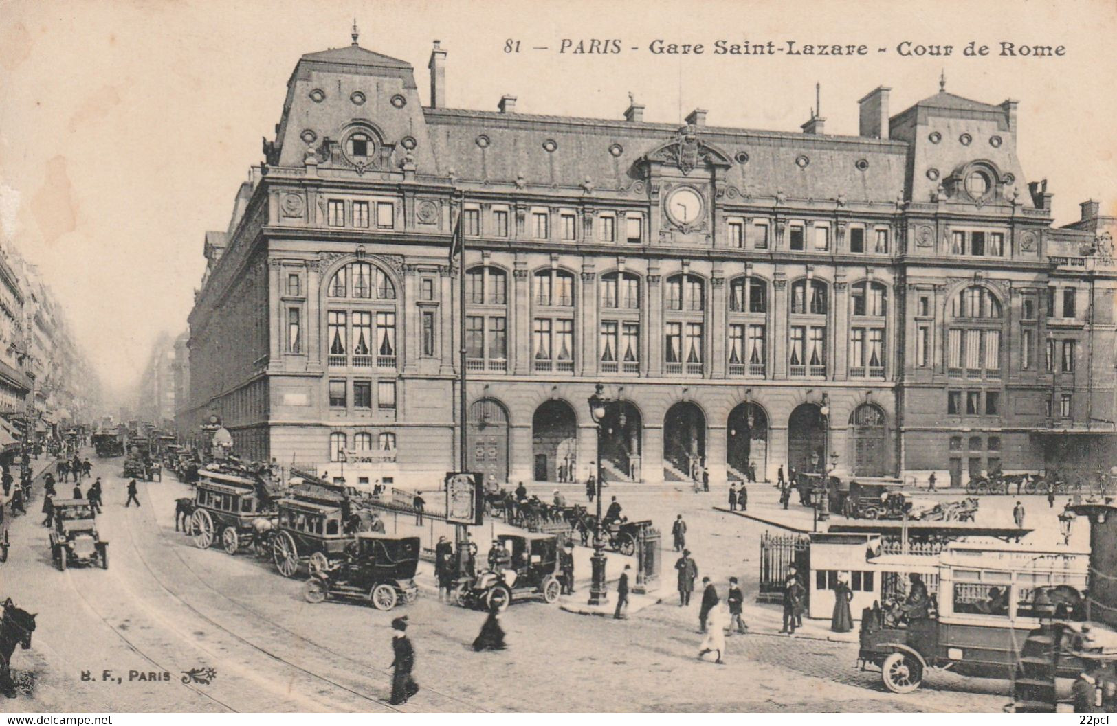 81 - PARIS 8 - Gare Saint Lazare - Cour De Rome - Arrondissement: 08