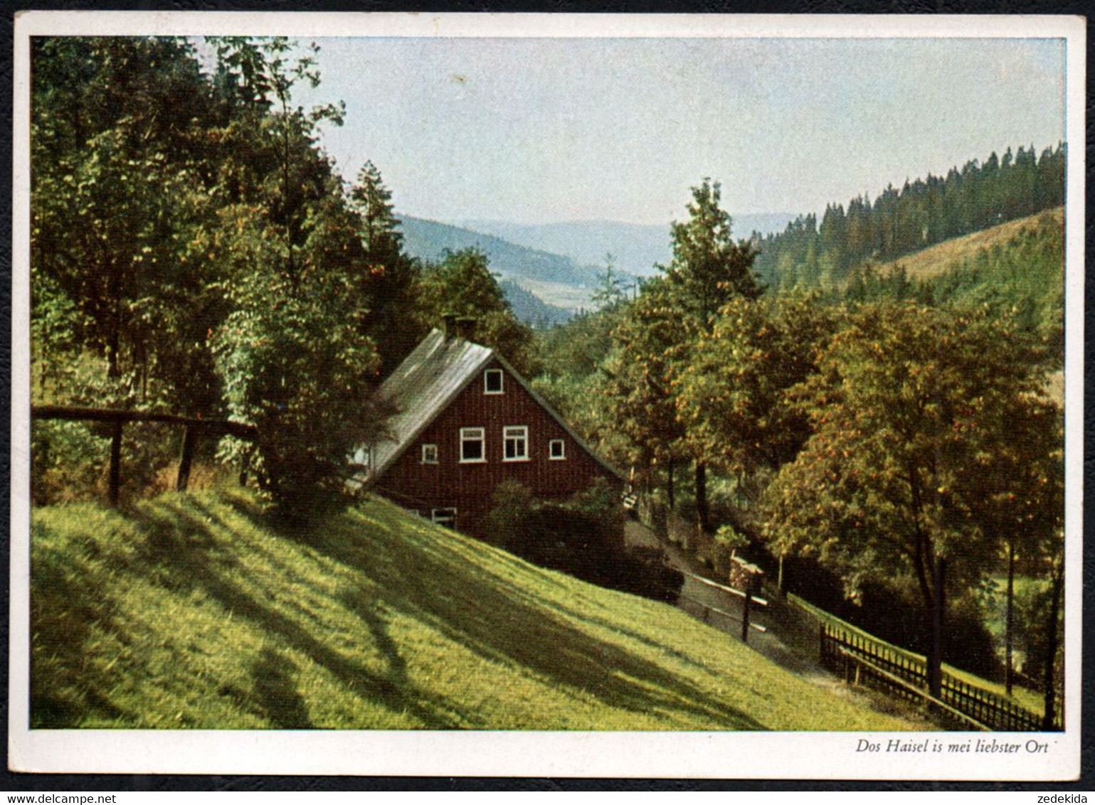 A5021 - Steindöbratal Aschberg Vogtland - Herold Künstlerkarte - Verlag Carl Werner Reichenbach - Vogtland