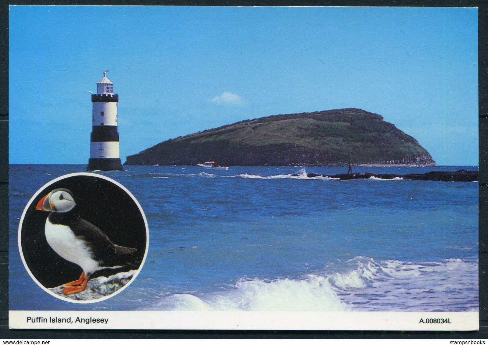 Puffin Island, Anglesey X 3 Postcards - Anglesey