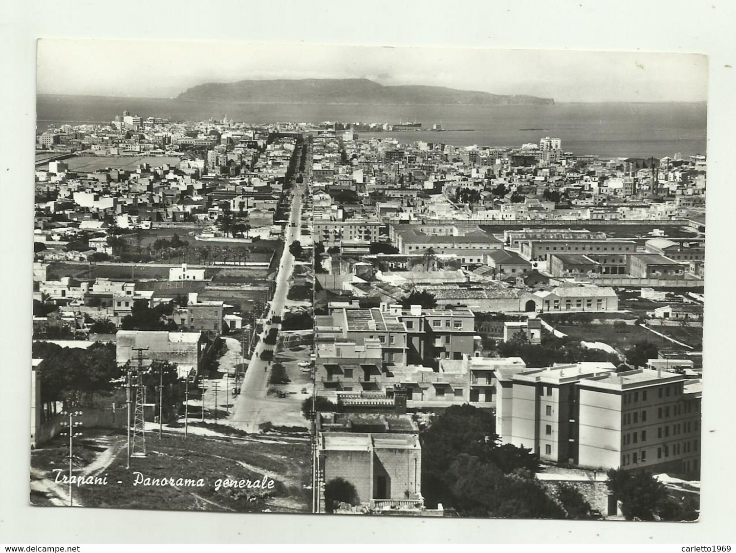 TRAPANI - PANORAMA GENERALE - VIAGGIATA FG - Trapani