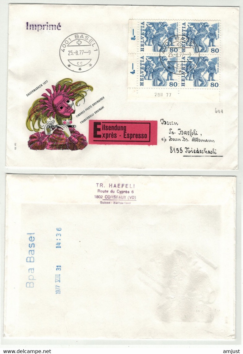 Suisse // Schweiz // 1970-1979 // Lettre Exprès Pour Niederhasli - Briefe U. Dokumente