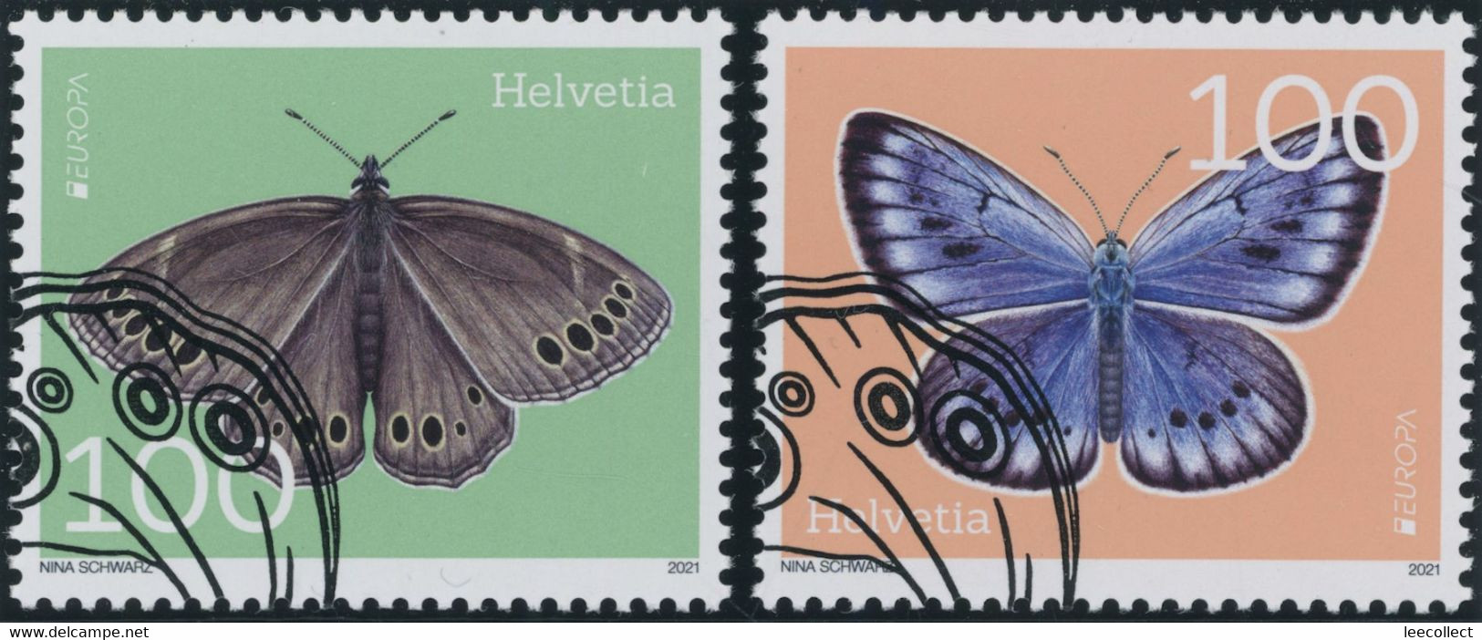 Suisse - 2021 - Europa - Ersttag Stempel ET - Oblitérés