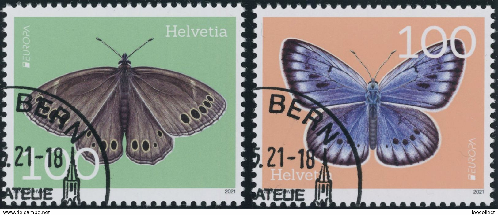 Suisse - 2021 - Europa - Ersttag Stempel ET - Oblitérés