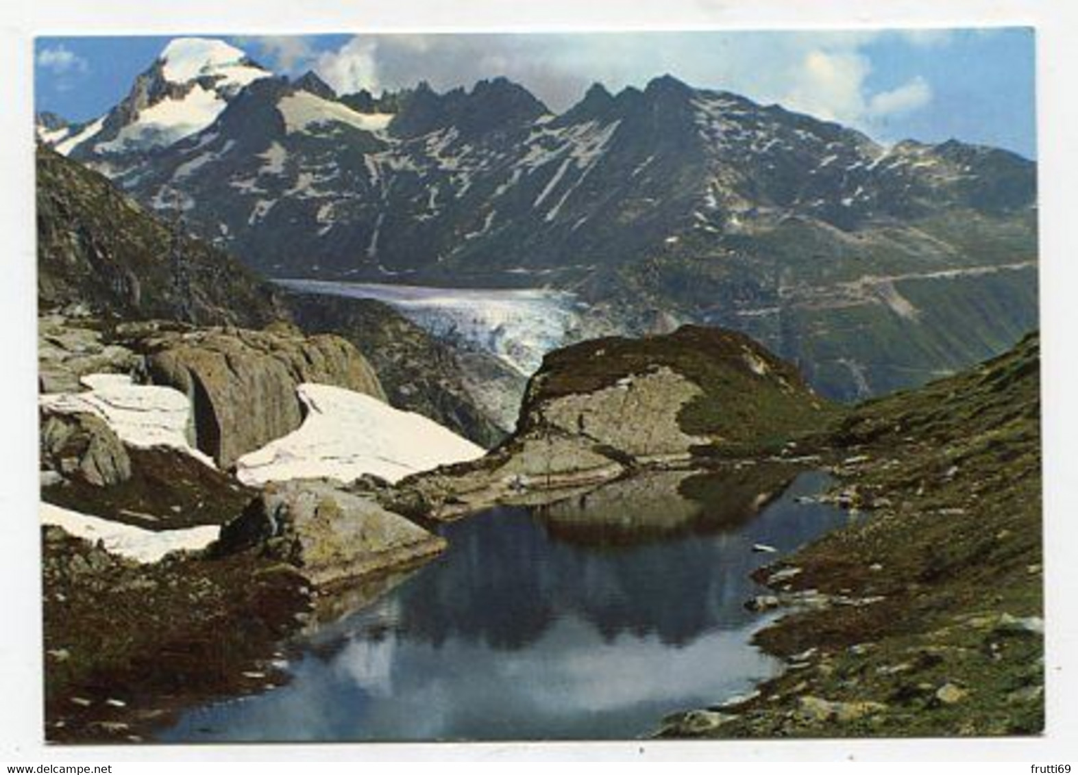 AK 015341 SWITZERLAND - Blick Von Der Grimsel-Passhöhe Auf Den Rhonegletscher Und Galenstock - Lens