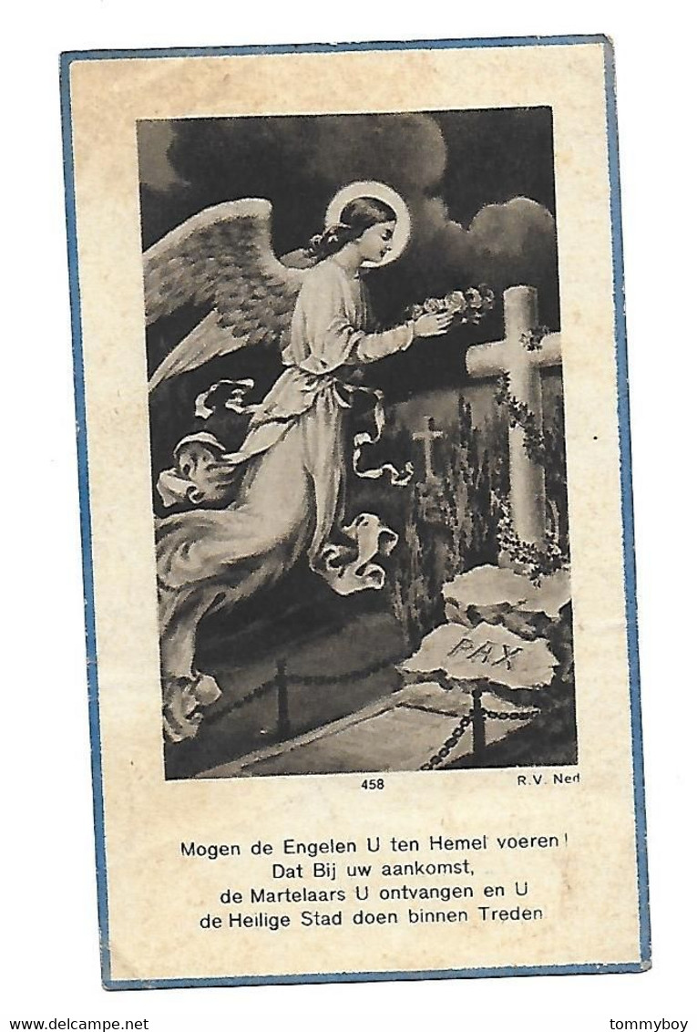 Christiaene Van Parijs, Merendree 1944 - Nazareth 1945 (vouw In Midden) - Obituary Notices