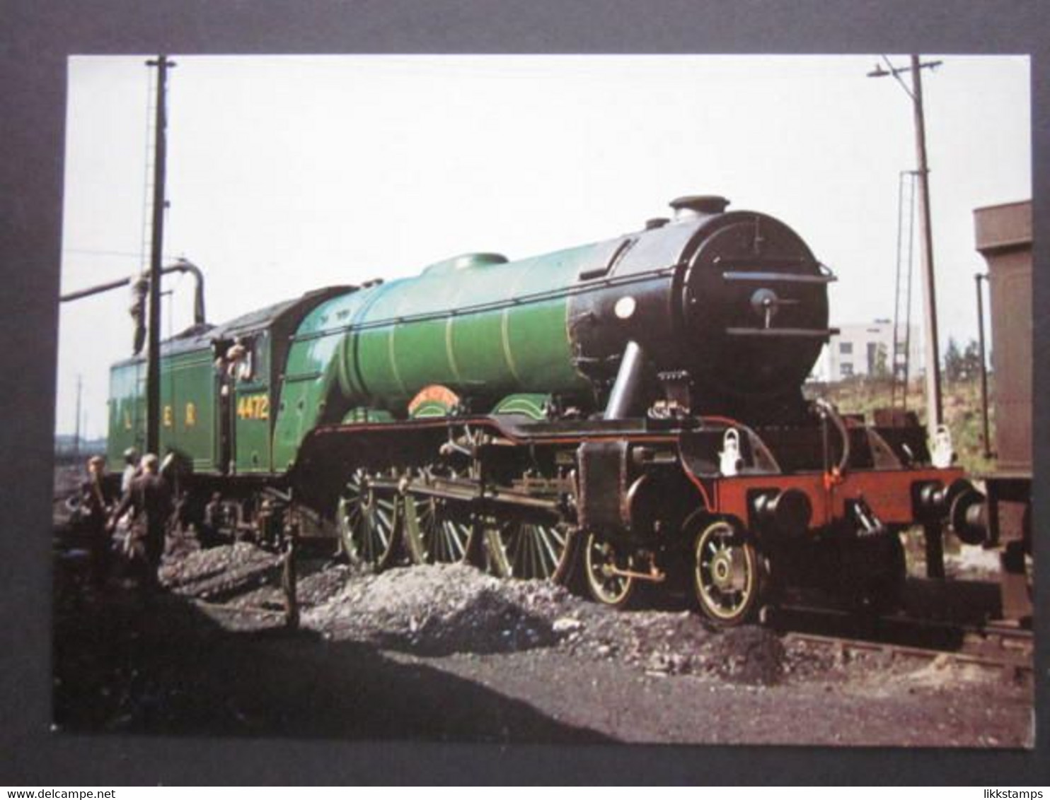 1981 DUNDEE AND NEWTYLE RAILWAY CO. 150th ANNIVERSARY LOCOMOTIVE POSTCARD. ( 02325 ) - Angus