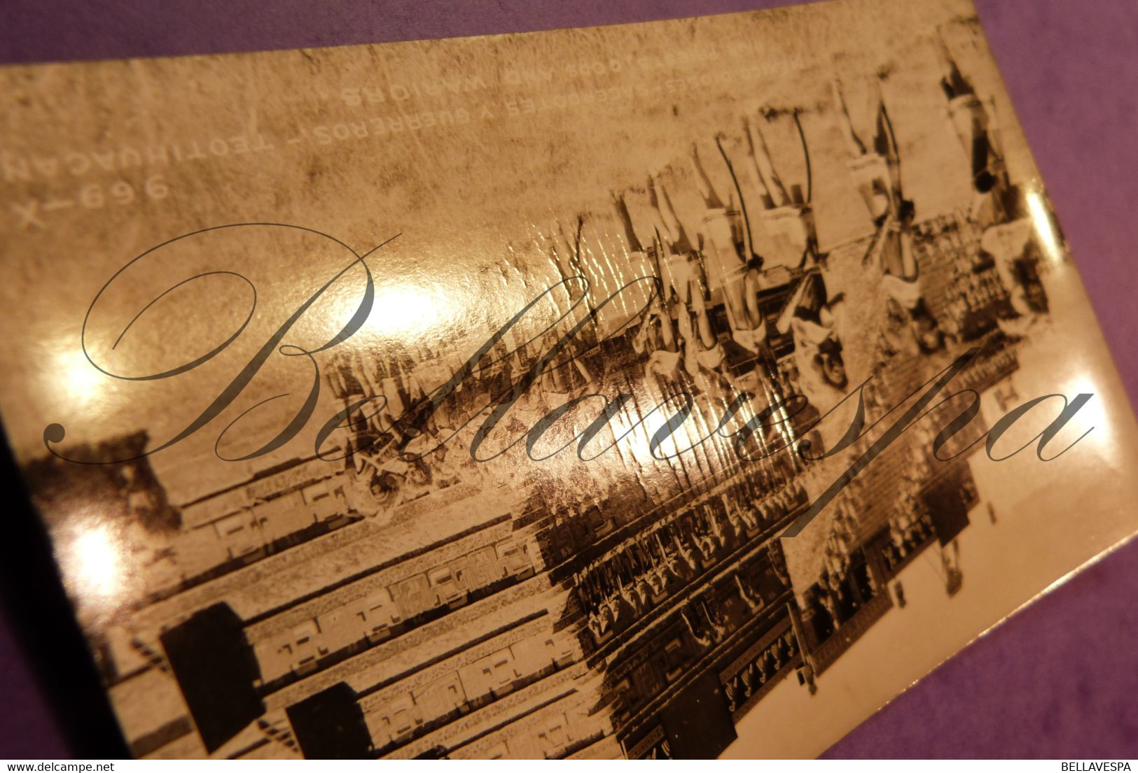 Teotihuacan.Mexico. Sacerootes Y Guerreros High Priest And Wariors Inca  N° 969 X -RPPC Kodak - Mexique