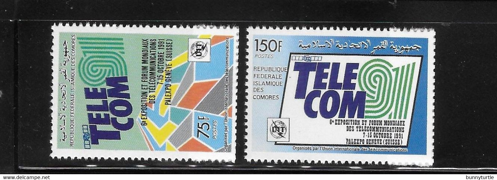 Comoro Comoros 1990 Telecom Telecommunication MNH - Comoren (1975-...)