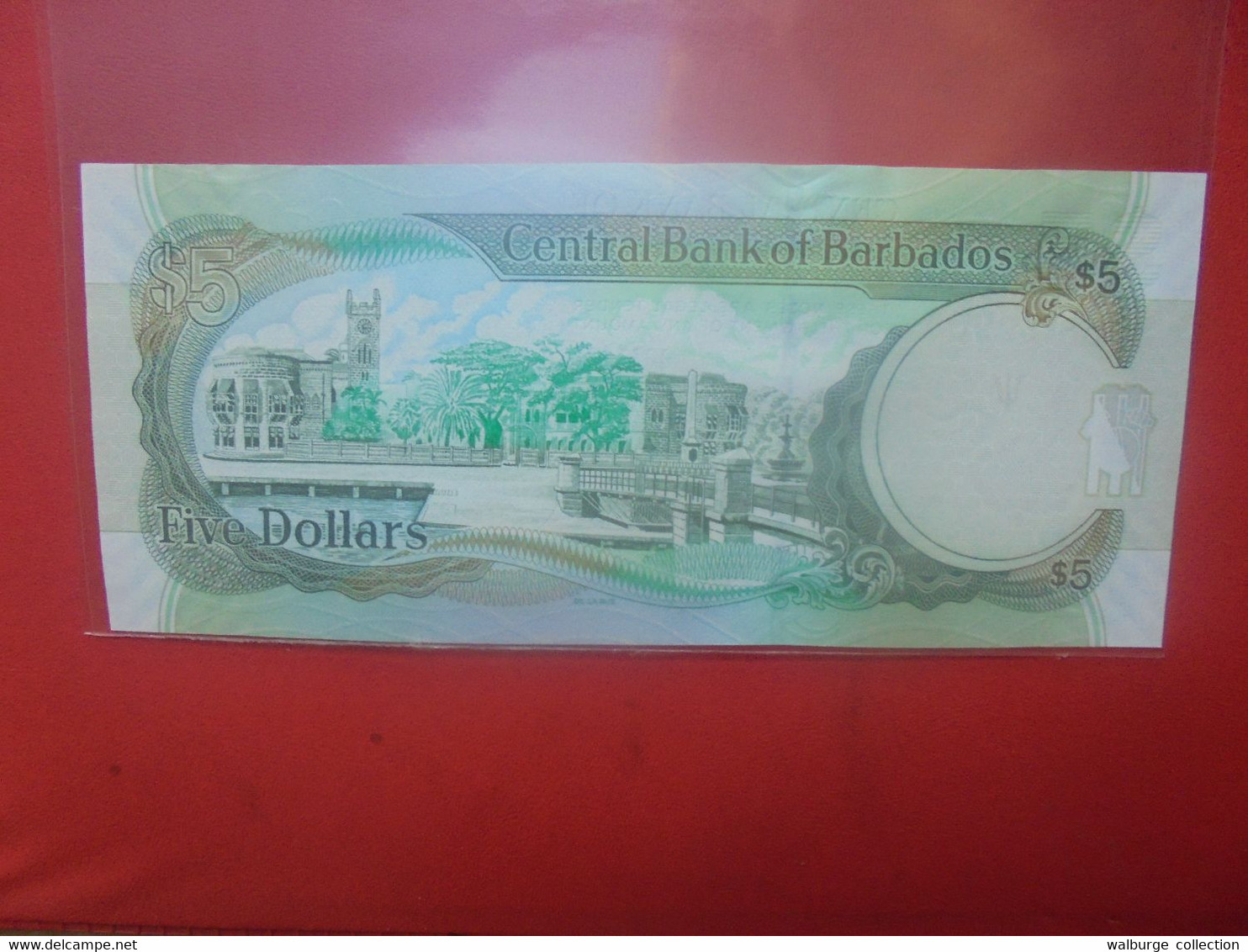 BARBADES 5$ 2012 Peu Circuler (B.26) - Barbados (Barbuda)