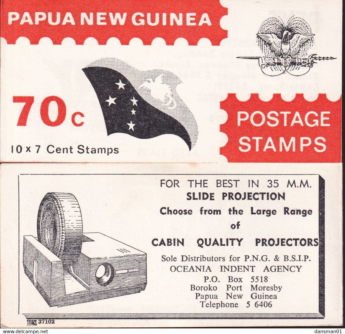 Papua New Guinea 1972 Booklet SB4 SG 212-13 Mint Never Hinged - Papua Nuova Guinea