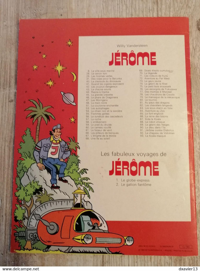 Bande Dessinée - Les Fabuleux Voyages De Jérôme 2 - Le Galion Fantôme (1983) - Jérôme