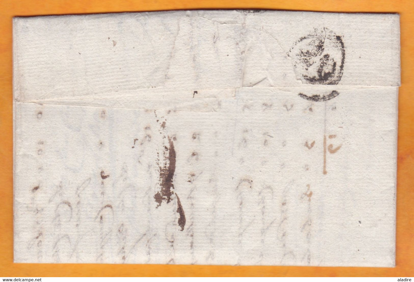 1799 - An 6 - Marque Postale 74 ROUEN Sur Lettre Pliée Avec Correspondance De 3 P Vers PARIS - T6 - 1701-1800: Precursori XVIII
