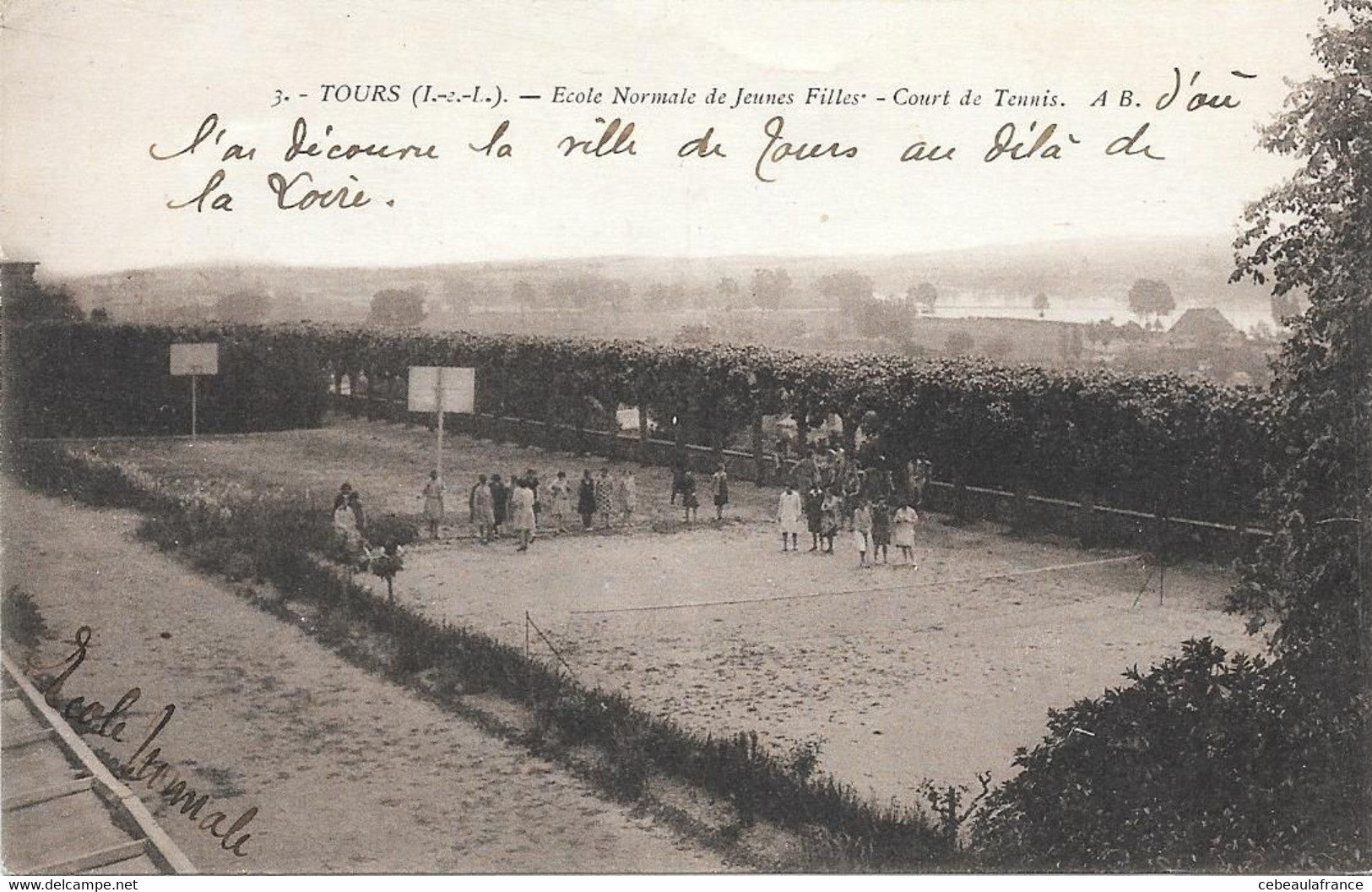 Tours St Symphorien Ecole Normale Court De Tennis - Tours