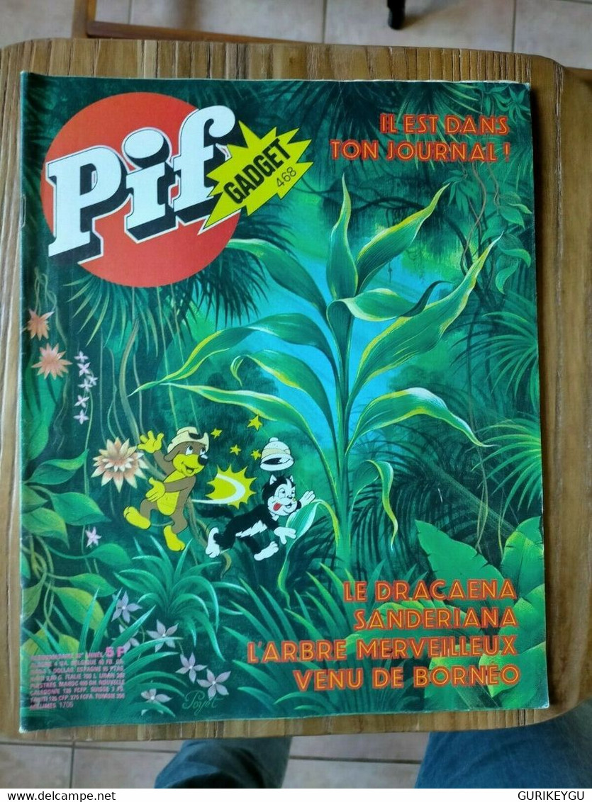 PIF GADGET N° 568 PIFOU Placid Et Muzo HERCULE  VAILLANT Capitaine Apache 1978 - Pif & Hercule