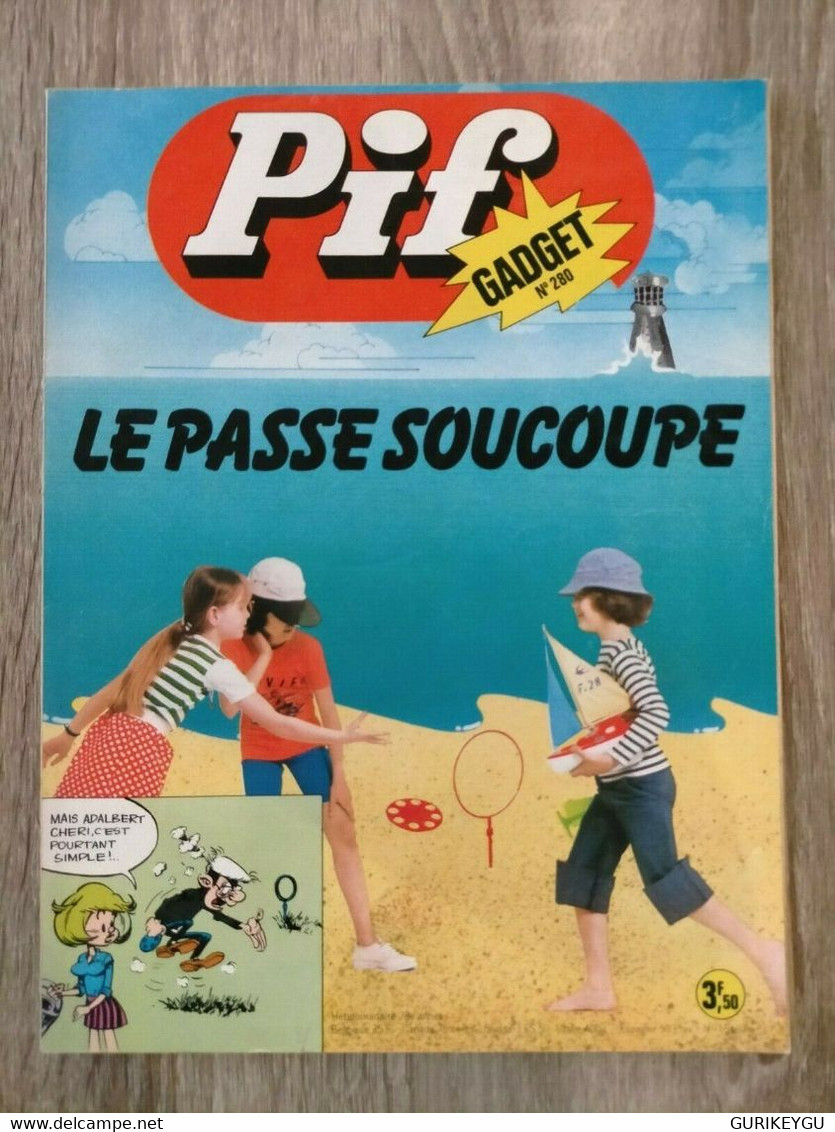 PIF GADGET N° 280 Placid Et Muzo PIFOU Léo HERCULE ARNAL VAILLANT Etc Etc TTBE - Pif & Hercule