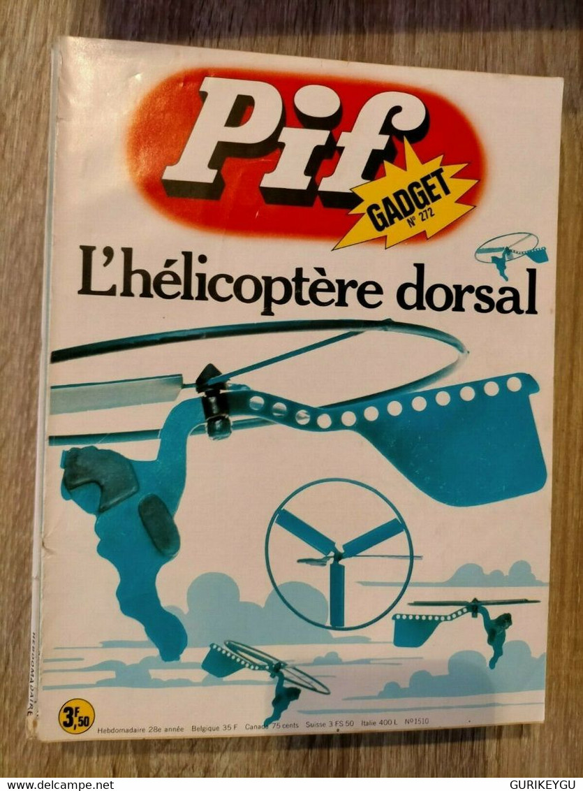 PIF GADGET N° 272 Placid Et Muzo PIFOU Léo HERCULE ARNAL VAILLANT Etc Etc BE - Pif & Hercule