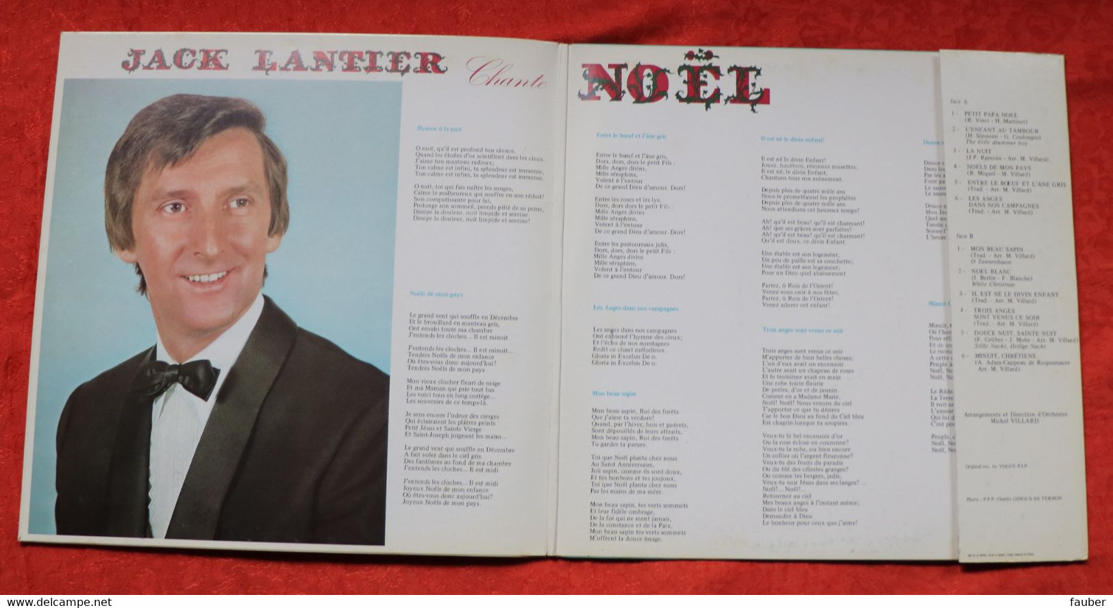 Jack Lantier Chante Noël   Disque : Vogue - Christmas Carols