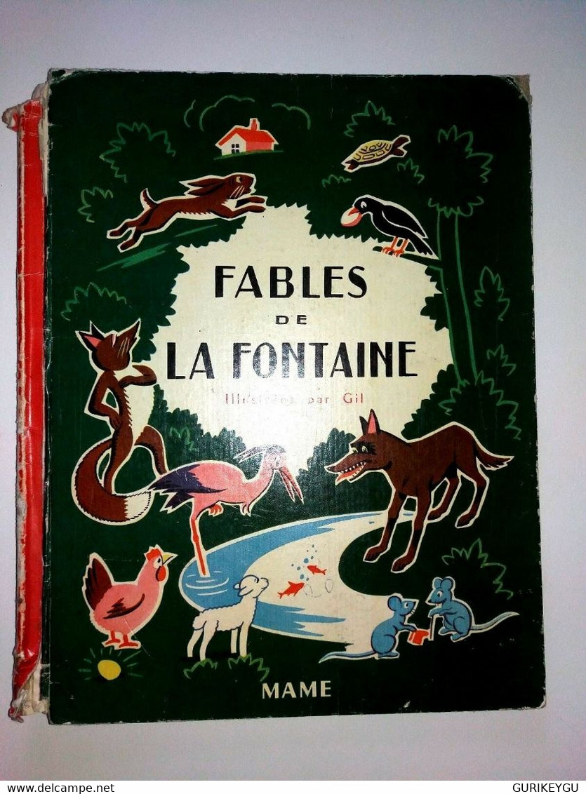 13 FABLES DE LA FONTAINE GIL MAME EO 1954 La Cigale Et La Fourmi Le Renard Etc - Pif & Hercule