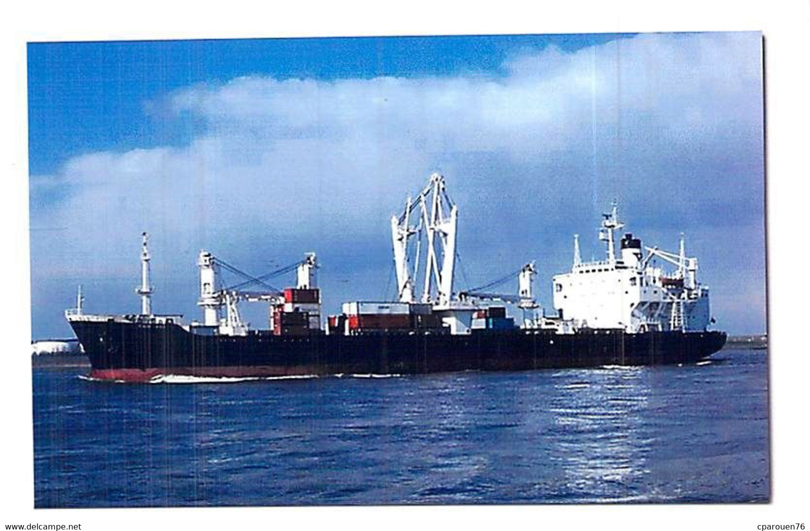 Photo Bateau C.G.M " C.G.M Var " Ex " Mansart" 1981 " Hapag Lloyd Trier " Charter 1977 Yokohama - Boten