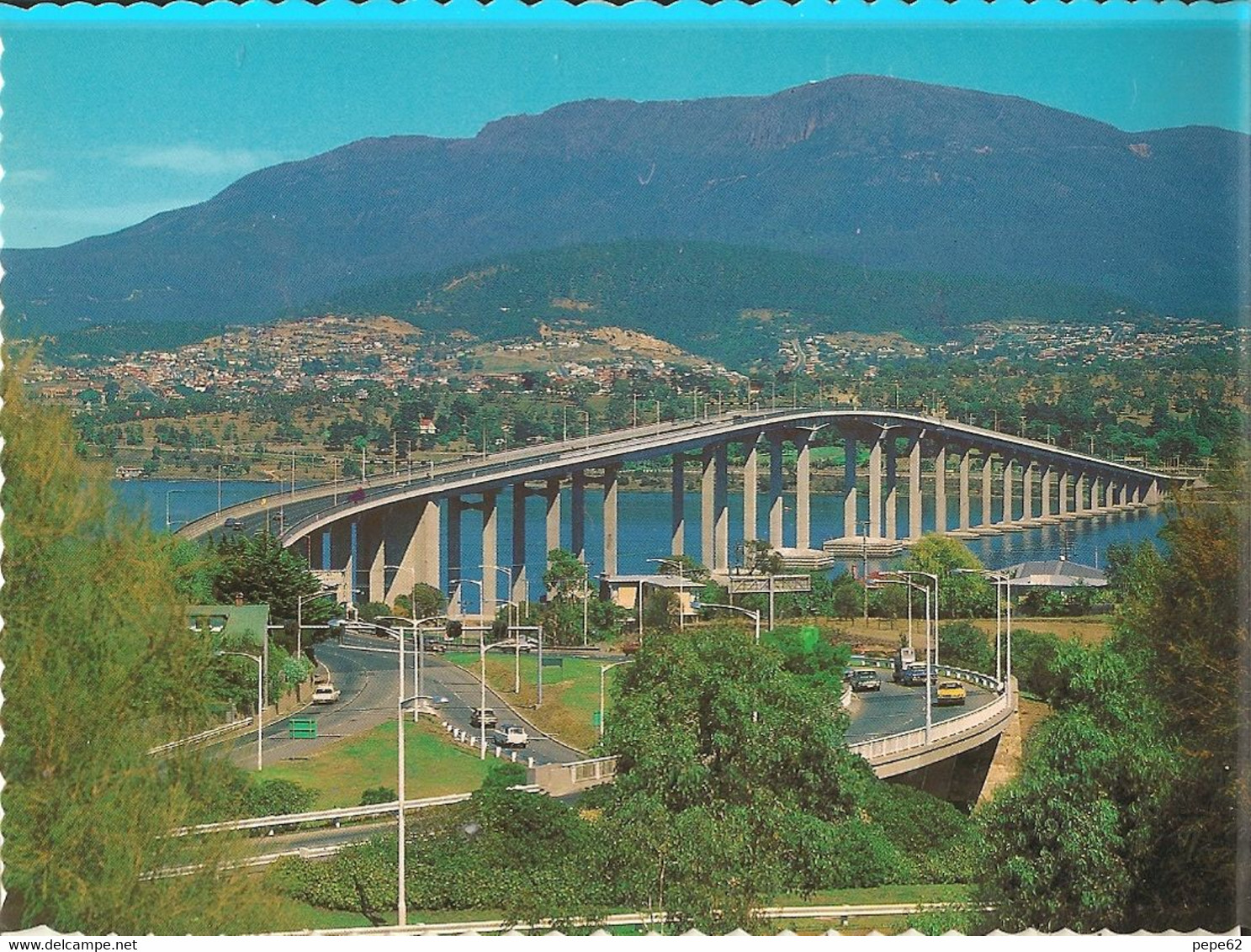 Hobart-tasman Bridge And Mount Wellington In Summer-cpm - Hobart