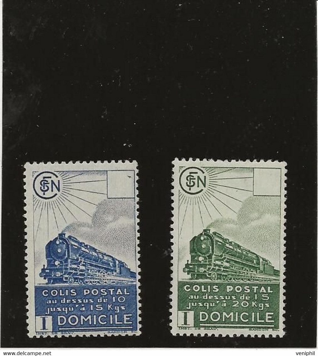 COLIS POSTAUX -TIMBRE N° 175 ET 176 -NEUF SANS CHARNIERE - -ANNEE 1941 - COTE : 20 € - Mint/Hinged