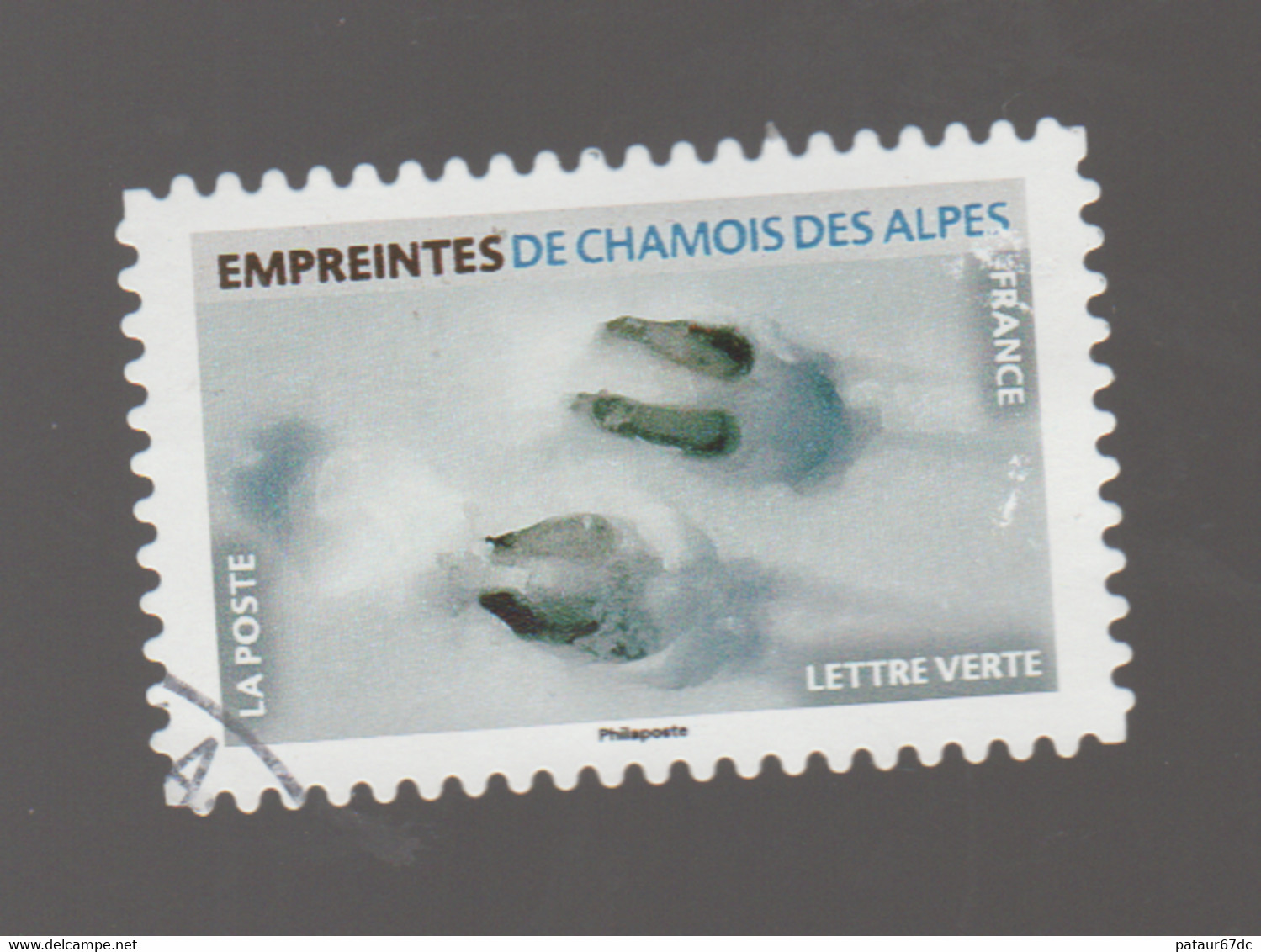 FRANCE / 2021 / Y&T N° AA 1967 : "Empreintes D'animaux" (Chamois Des Alpes) - Choisi - Cachet Rond - Altri & Non Classificati