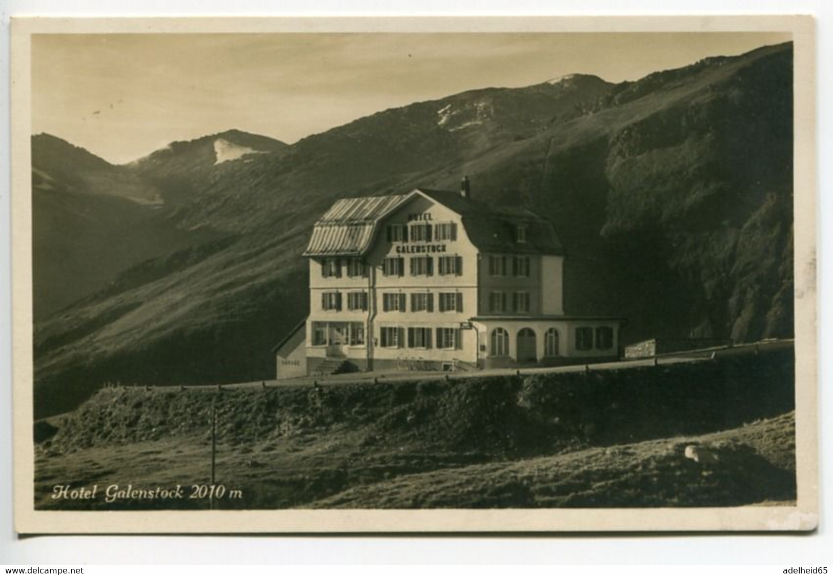 PC/ Hotel Galenstock, Furkapass Realp Carte Photo Foto Verlag Karte Wehrli - Realp