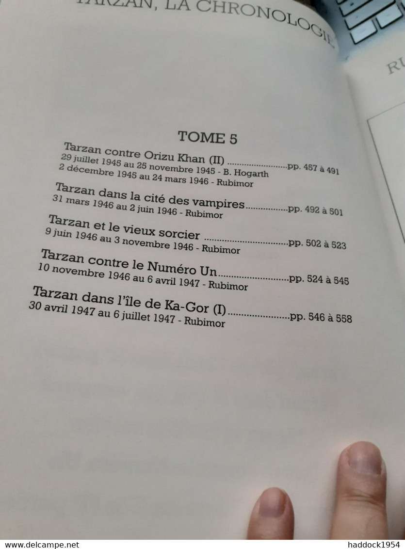 Tarzan L'intégrale N°5 EDGAR RICE BURROUGHS HOGARTH-RUBIMOR Soleil 1994 - Tarzan