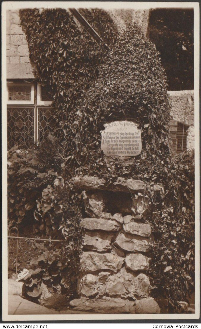 Longfellow's Fountain, Shanklin, Isle Of Wight, C.1920 - RP Postcard - Shanklin