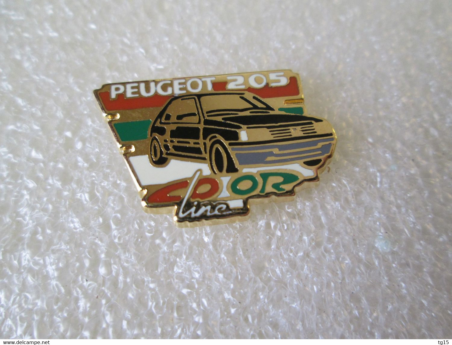 PIN'S    PEUGEOT   205   COLOR LINE  Zamak   HELIUM - Peugeot