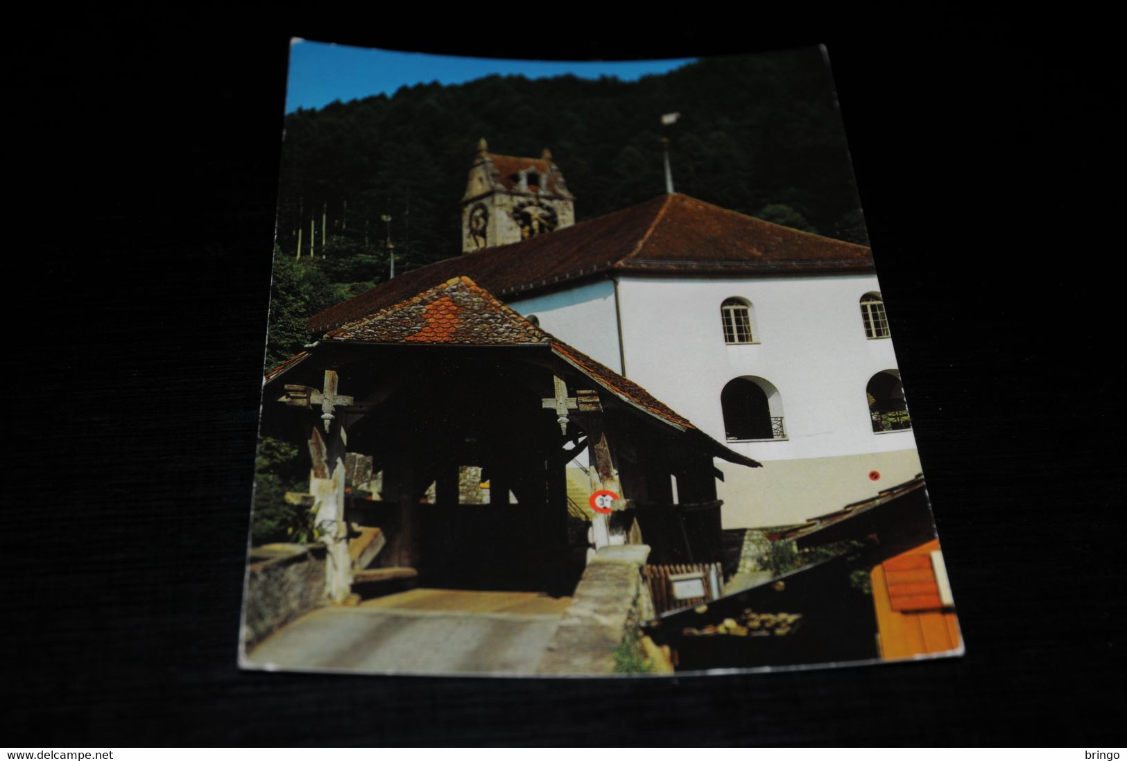 35529-               GSTEIG BEI WILDERSWIL, ALTE HOLZBRÜCKE UND KIRCHE - Gsteig Bei Gstaad