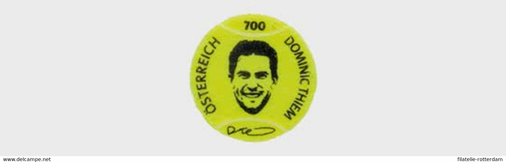 Oostenrijk / Austria - Postfris / MNH - Tennisbal, Dominic Thiem 2021 - Unused Stamps