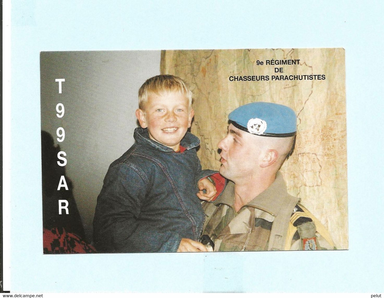 Carte Force De Protection Des Nations-Unies Sarajevo 1995 - Chasseurs Parachutistes - Radio