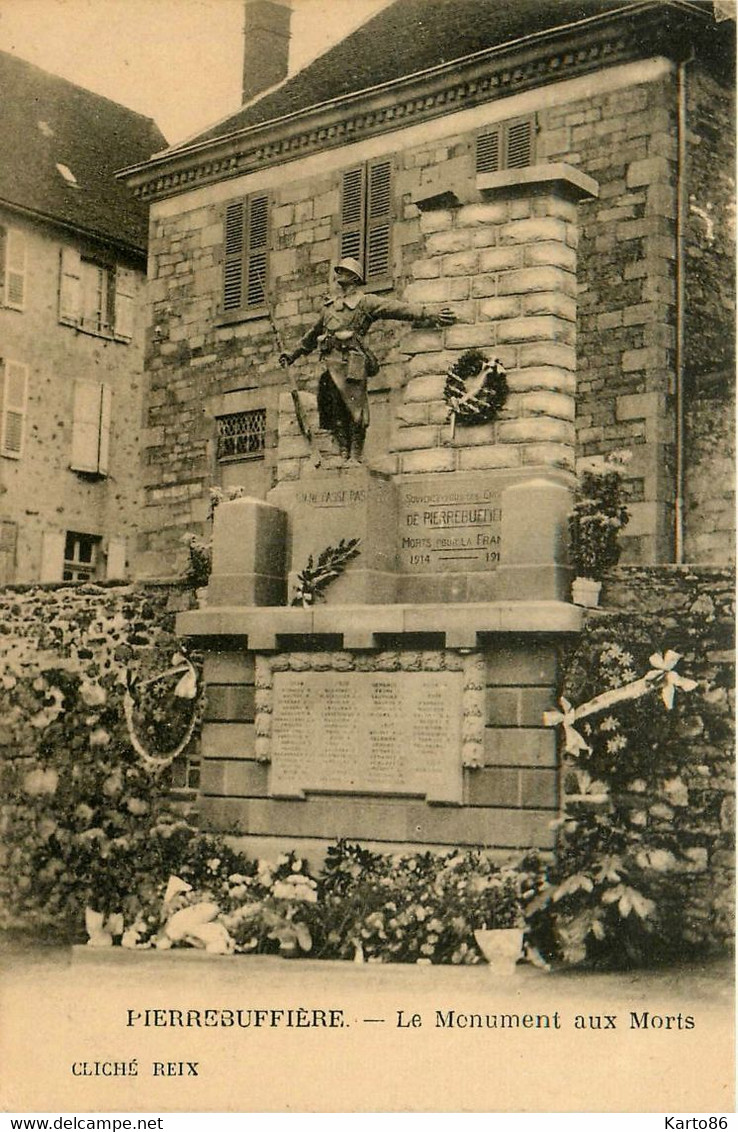 Pierre Buffière * Pierrebuffière * Vue Sur Le Monument Aux Morts Du Village - Pierre Buffiere