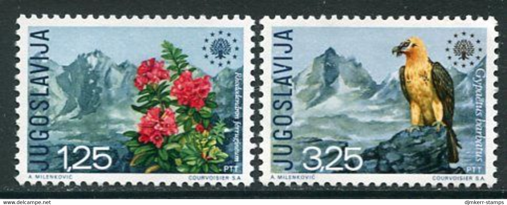 YUGOSLAVIA 1970 European Nature Protection MNH / **. Michel 1406-07 - Unused Stamps