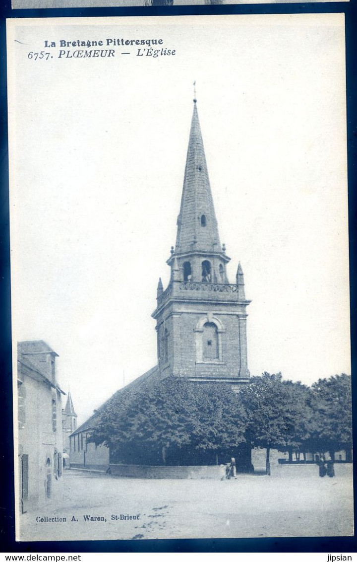 Cpa Du 56 Ploemeur L' église     SPT21-65 - Plömeur