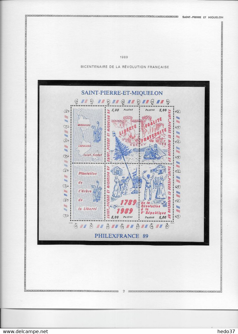 St Pierre Et Miquelon Collection BF 1/18 - Neuf ** Sans Charnière - TB - Blocks & Sheetlets