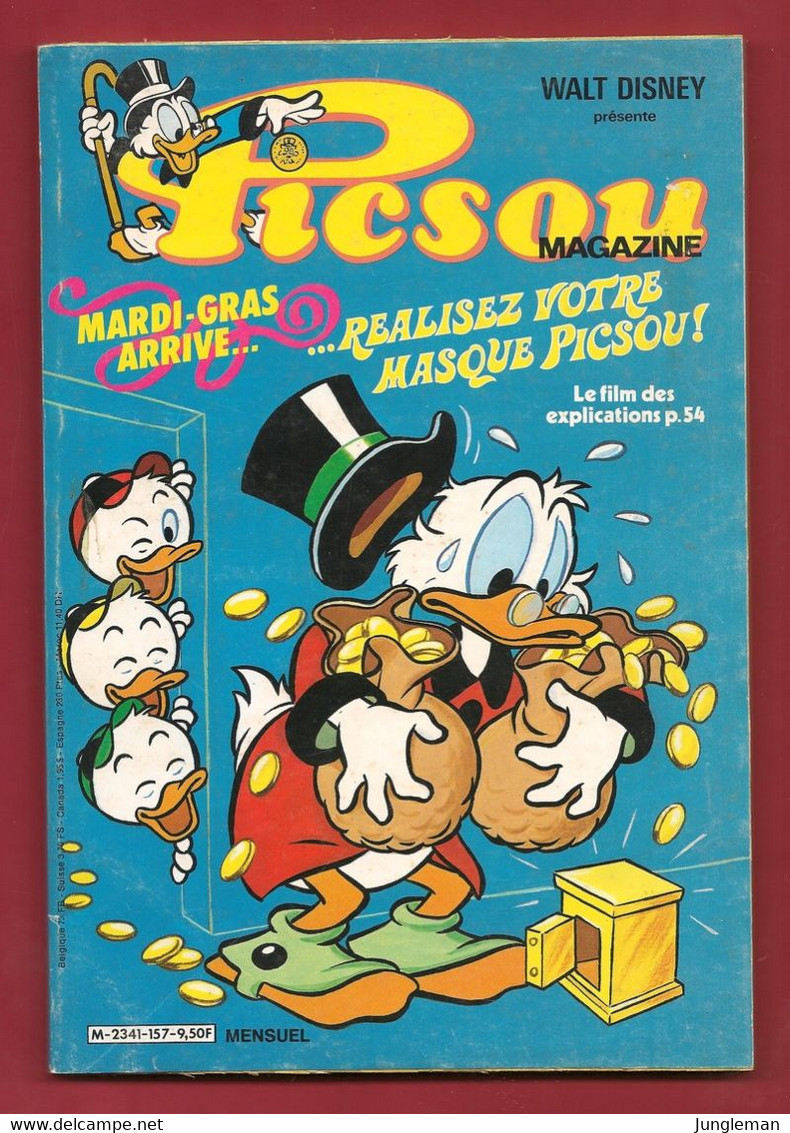 Picsou Magazine N° 157 - Mars 1985 - BE - Picsou Magazine