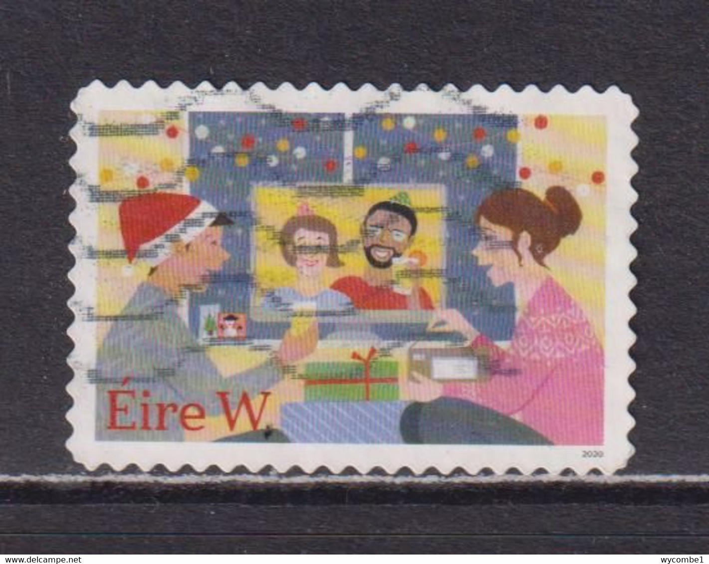 IRELAND - 2020 Christmas 'W' Used As Scan - Usati