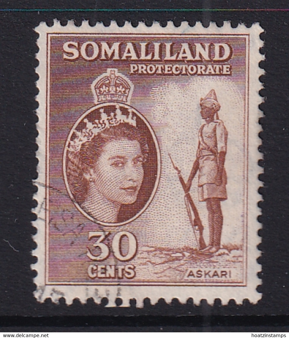 Somaliland Protectorate: 1953/58   QE II - Pictorial    SG141     30c     Used - Somaliland (Protectorate ...-1959)