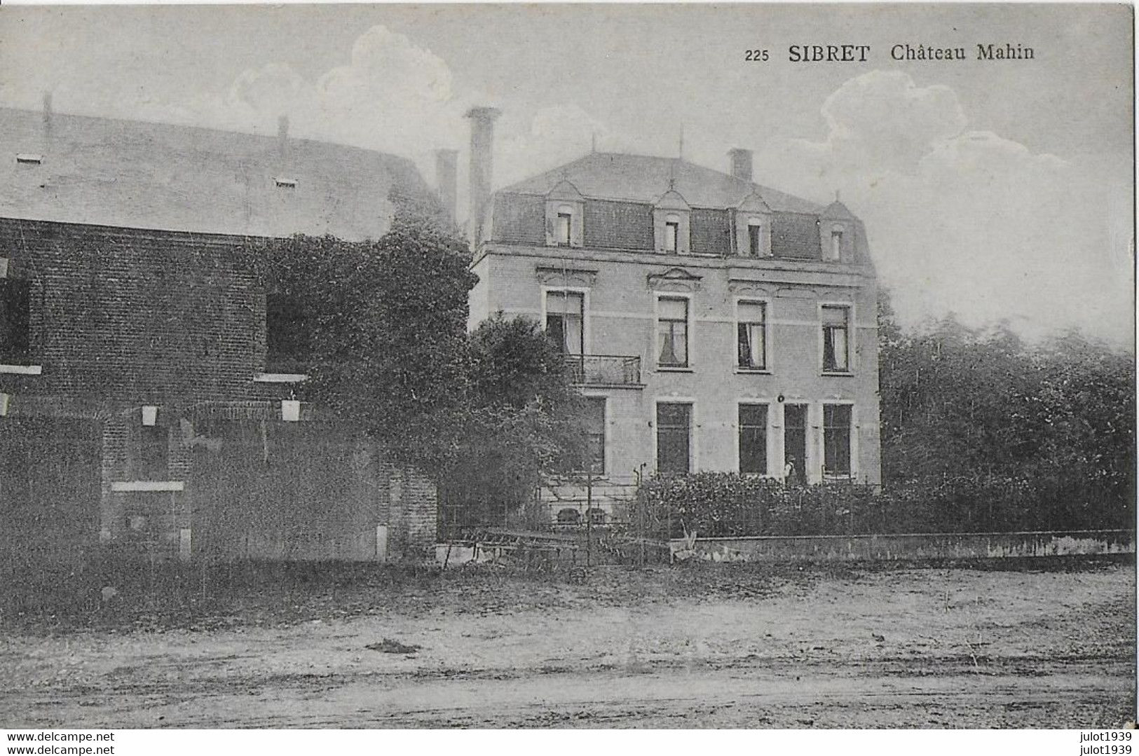 SIBRET ..-- Château MAHIN . 1924 Vers MANAGE ( Mr Roger LEJEUNE ) . Voir Verso . - Vaux-sur-Sûre