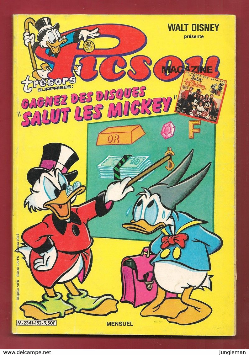 Picsou Magazine N° 152 - Octobre 1984 - BE - Picsou Magazine