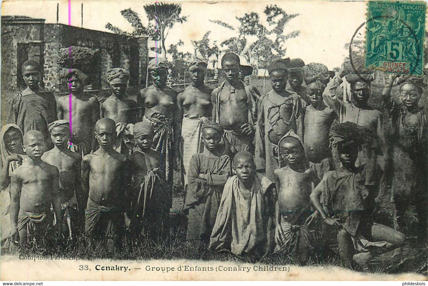 GUINÉE  CONAKRY Groupe D'enfants - Guinea Francese