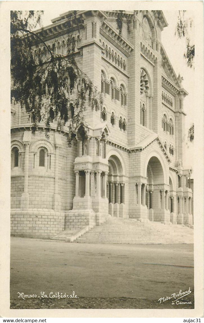 Monaco - La Cathédrale - Photo Richard à Cannes - état - Cathédrale Notre-Dame-Immaculée